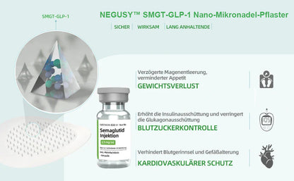 [7 Tage, um Ergebnisse zu sehen]  NEGUSY™SMGT-GLP-1 Nano-Mikronadel-Pflaster (Schmerzfrei, lang anhaltend, gegen Diabetes, Fettleibigkeit und Herz-Kreislauf-Erkrankungen)🌟